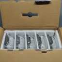 10-Pack Glass Food Storage Containers with Tempered Lids  Borosilicate, Airtight, Oven-Safe (-4F~950F), BPA-Free, 4.4 & 1.6 Cup, Leak-Proof, Dishwasher Safe (Gray)