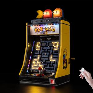 BrickSoul Upgrade Light Kit for Lego 10323 PAC-Man Arcade Building Set | with ON/Off & Dimmer Switch & Hidden Cable Tech | Easy Install Lighting Set (10323 Set NOT Included)