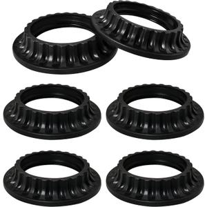 6PCS Light Socket Rings, Lamp Shade Collar Ring, Lock Socket Replacement Adapter Ring, Retainer Rings for Light Fixtures