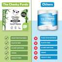 The Cheeky Panda Bamboo Toilet Paper Bulk | 12 Family Sized Rolls with 360 Soft Sheets Each (4320 Sheets) | Super Strong 3 Ply Biodegradable Toilet Paper