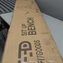 Sit Up Bench, Adjustable Workout Bench for Ab Exercise, Curved Incline/Decline Slant Bench, Five Adjustment Levels, Great Home Gym Workout Equipment for Building Abs and Core Muscles