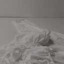King Size Fitted Bed Sheet - Hotel Luxury Single Fitted Sheet Only - Fits Mattress Up to 16 - Extra Soft, Wrinkle Free, Breathable, and Cooling - Bottom Fitted Sheet - White Single Fitted Sheet Only