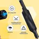 2 Sets Underground Line Wire Splicing Kit, Including Connectors Heat Shrink Tubing Wrench for Accommodates Grounded UF Cables of Various Wire Diameters from 14/3 to 8/3