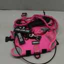 Escape Proof Dsg Hart,nesses for Walest Harnness for Large Medi No Pull Dsgs Harnesses with Handle, XL Dog Harum S Point Adjustaized ble, SerDsgs Sixvice Dog Vh Seess and Leasking (Pink, L)