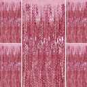 Pink Foil Curtain & Fringe Backdrop - Party & Bachelorette Decorations for Women - Valentine's Day & Birthday Celebrations (5 pack)