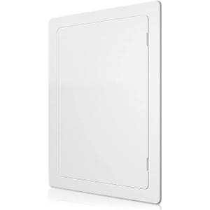 Access Panel for Drywall - Wall Hole Cover - Access Door - Plumbing Access Panel for Drywall - Heavy, Durable Plastic  21.5 x 21.5 Hatch Entrance, 24.5 by 24.5 Overall Size