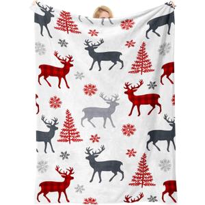 Christmas Blanket for Adults/Women/Boys/Kids, Holiday Fleece Throw Blanket for Couch/Sofa, Holiday Decor, Christmas Decorations/Gifts 40"x 60"