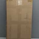 Namalu Acrylic Foldable TV Dinner Table Clear Small Folding Tray Space Saving for Eating Snack Coffee Bed Desk Living Room Kitchen Furniture Easy Assembly(No Edge,20.4 * 18.6 * 12 Inches,Transparent)