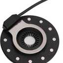 Electric Bike Sensor, 12 Magnet Hall Effect Pedal Assist Replacement for Right Side Small Hole Design