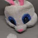 Easter Party Rabbit Costume Bunny Costume Plush Halloween Animal Mascot Costume (White)