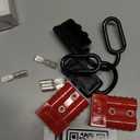 Orion Motor Tech Wire Connector 4 Pack, 50A Wire Harness Plug Kit for 6-12 Gauge Cables, 12V-36V Battery Quick Connect Disconnect Set for Car Bike ATV Winches Lifts Motors More, Set of 4, Red