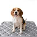 Dog Bed Mat, Soft Foam Kennel Pad Washable Pet Dog Crate Pad with Anti-Slip Bottom for Small/Medium Dogs, Grey 35"x24" (Gray)