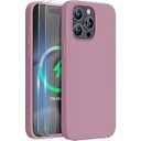 Miracase Ultra Slim Designed for iPhone SE Case 2022(3rd Gen)/iPhone SE 2020 Case(2nd Gen)/iPhone 7 Case/iPhone 8 Case with Screen Protector, Multi-Color Silicone Shockproof Phone Case(Acacia Green)