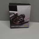 JIAMQISHI USB Headset with Microphone for PC, On-Ear Computer Laptop Headphones with Noise Cancelling Microphone in-line Control for Home Office Online Class Skype Zoom (USB+3.5mm, Black)