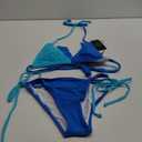 RELLECIGA Women's Triangle Bikini Set Sexy Halter Two Piece Bathing Suits