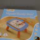 Kikidex Toddlers Toys Age 1-3, Magnetic Drawing Board, Doodle Board Pad Learning and Educational Toys for 1 2 3 Year Old Baby Kids Birthday Gift (Mint Blue)