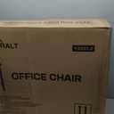 TRALT Office Chair - Ergonomic Desk Chair with Adjustable Lumbar Support, Mesh Computer Chair, Executive Chairs for Home Office Comfortable Lumbar Support (Cloud White), Pack of 1
