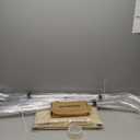 KING BIRD 3-4 Bow Bimini Boat Top Cover Sun Shade Boat Canopy Waterproof 1 Inch Stainless Aluminum Frame 46" Height with Rear Support Poles and Storage Boot 6 Colors -5 Sizes (Beige)