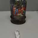 Christmas Snow Globe Water Lantern with Nativity Scene Battery Operated or USB Powered Musical Lighted Holiday Decoration for Tabletop Display for Family and Friends