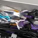 V Light Hair Extensions Kit Mini V Light Hair Extension Set With V Light Lamp*1 V light glue*4 Hair Extensions Remover*4 VLight Remover Machine*1 comb*1 clip*2 for Salon Hairstyles(Black machine set)