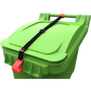 Original BinClaw ONE-Handed Trash Can Lock  The ONLY One with The Handle! Keep Hands Clean. No Drilling - No Tools. Trash Can Lid Lock Security