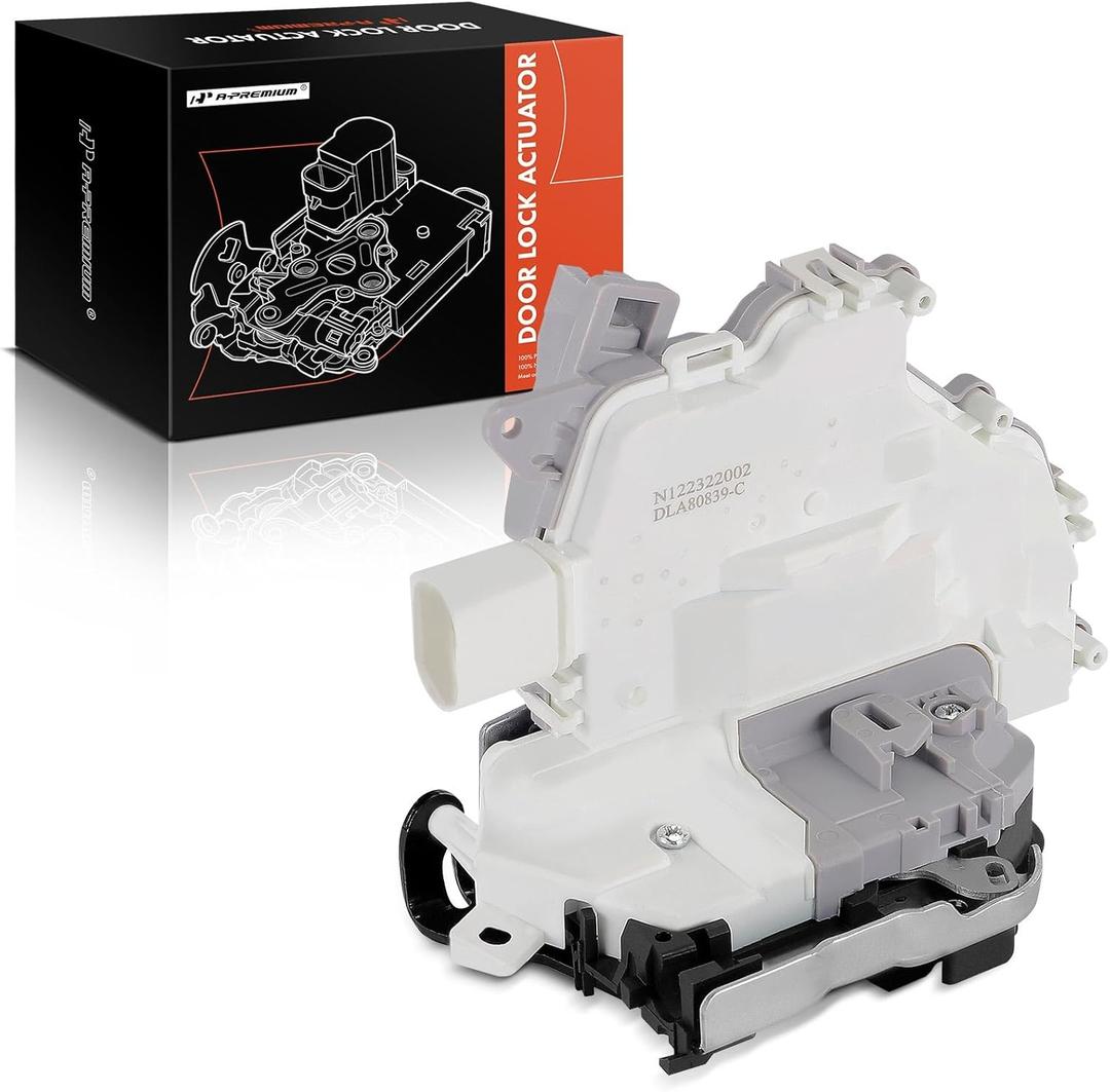 A-Premium Rear Left Driver Side Door Lock Actuator Compatible with Audi Q5/SQ5/S4, A4, A4 Quattro/A4 allroad, A5 Sportback/Q5 PHEV/S5 Sportback, Q5 Sportback, SQ5 Sportback