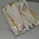 Giant Paper Flowers Artificial Large Paper Flower Decoration for Handcrafted Wall Backdrop Christmas Mexican Wedding Graduation Bridal Shower Birthday Party Supplies(Gold,12 Pcs)