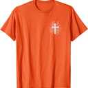 Jesus Christ Design for Christians Men Women Christian Cross T-Shirt, S 
