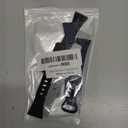 3 Pack Slim Watch Bands Compatible with Garmin Vivoactive 6/5/3/Venu/Venu Sq/Venu 2 Plus,20mm Soft Silicone Band Sport Replacement Strap for Garmin Forerunner 55/165/645/245 Music Smart Watch (Black+Dark Blue+Grey)