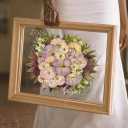 Double UV Glass Frames for Pressed Flowers Frame 11x14 Shadowbox Frames Black Walnut Wood Floating Frame 16x20 Artist Gallery Picture Frames For Wedding Flowers, 11x14/UV Crystal Glass