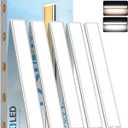 Under Cabinet Lighting,34 LED 1100mAh Rechargeable,Motion Sensor Light,3 Colors Dimmable,Magnetic Closet Lights,Indoor Night Lights for Kitchen Bedroom Stairs 5 Pack
