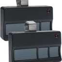 Garage Door Opener Remote 315 MHz Compatible with Raynor, Replacement for 371RGD, 372RGD, 373PRGD, 373RGD, 377LG (2005-2014) with Purple Learn Button Openers, Replacement Part (2PCS, Grey Button)