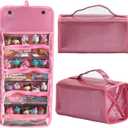 Leeche Storages & Display Case for Dolls Compatible with All LOL Surprise Dolls,Easy Carrying Storage Organizer Clear View Case