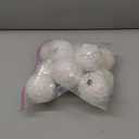 12CT Christmas Ball Ornaments, White Christmas Ball Decorations Shatterproof Plastic Hanging Pearl Balls for Holiday Party(70mm/2.76")