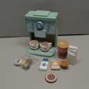 Kids Coffee Playset Toy Coffee Maker Set for Toddler Wooden Kitchen Accessories Pretend Play for Girls Boys Ages Birthday Gifts