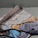 Wood Texture Round Outdoor Tablecloths with Umbrella Hole Wood Circle Fitted Table Cloth with Elastic Zippered Tablecloth 36"-44" Waterproof Umbrella Table Cloth Round Elastic Table Cover for Patio