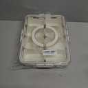 aqxreight Sectioned Serving Platter, Divided Tray with Lid and Handle for Home Picnic, 8 Compartments, Multifunctional Airtight Plastic Seasoning Platter, for Snacks, Nuts, Dried