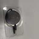 AGVEE 0.3ft Fixed / 2.3ft Extend USBC to C Charger Cable Mountable One Way Retractable 60W Fast Charging Cord, Pocket Sized for iPhone 16 15, Samsung, Android, Desk Organizer, Black