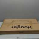 Huuger Folding Desk for Small Spaces, 31.5 Inch Foldable Computer Table, for Home Office, Study, Bedroom, Dorm, Space Saving, Small Writing Work Office Computer Desk, Easy to Fold, Oak