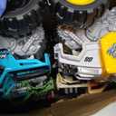 Team Power Monster Trucks Toys for Boys and Girls, 4-Wheel Drive Friction Powered 6-Pack Push and Go Toy Cars with Giant Wheels, 360 Crazy Stunts, Age 3, 4-7 and Above (6 Pack)