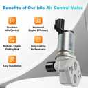 NPAUTO Idle Air Control Valve Compatible with Ford Explorer Ranger 4.0L V6 1997 1998 1999 2000, 97-00 B4000 AC290 ZZR520660 ZZR520660A
