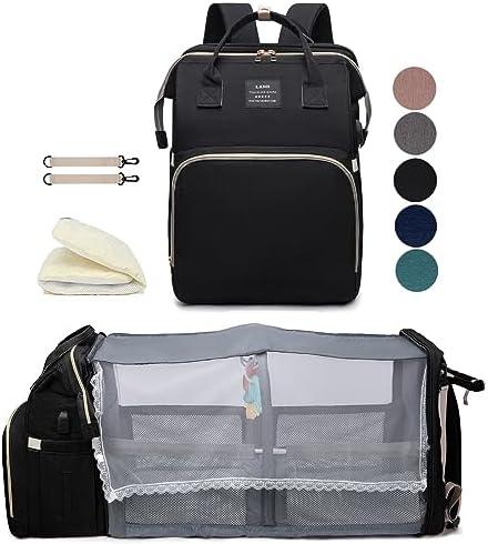 Black boy Diaper Bag Backpack: Baby toddler Bags with Changing Station for Women Men Girls Mom Dad Large Travel Backpack Pañaleras Modernas Para Bebe Niña Niño Newborn Essentials Baby New Born Gift | boy, Changing Station, Pañaleras Modernas, Para Be