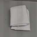 White Curtains 45 inch Long Casual Weave Small Window Curtain Kitchen Bathroom Basement Bedroom Drapes - 30" x 45", White, Set of 2 (60"W x 45"L (Pack of 2))