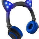 Hype Wired Pink LED Cat Ear Headphones with 3.5mm Jack Plug