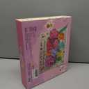 KYWYOYOU BloomJoy Magic Petal Flower Art Kit  DIY Paper Flower Craft Kit for Kids, Create 3D Blossoms with Dyed Petals, Watercolor Coloring Set for Creative Art, Gift for Girls Ages 612 (1 Set)