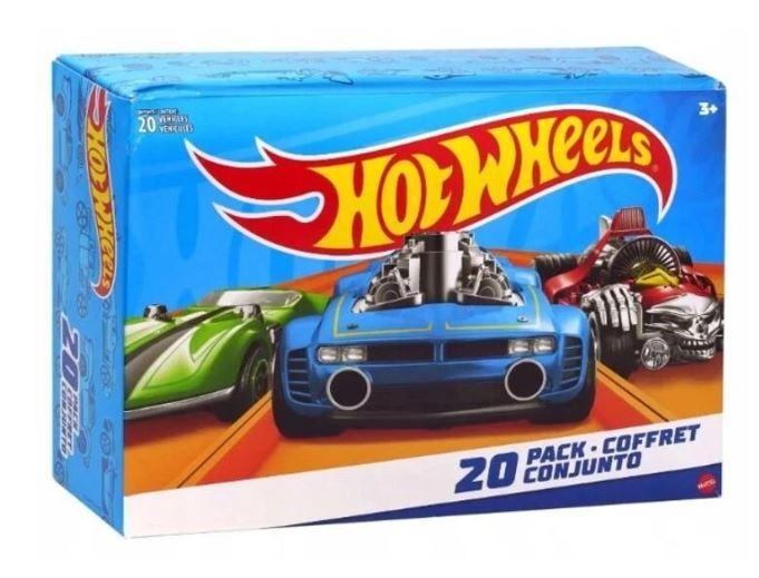 Hot Wheels Toy Cars & Trucks 20 Pack, Set of 20 1:64 Scale Vehicles for Play or Display, Instant Collection (Styles May Vary) 