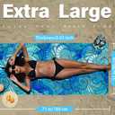 Thin Lightweight Microfiber Beach Towel Sand Free Quick Dry Absorbent Compact Towels for Swimming Pool Camping Beach Accessories Large Easy Pack Travel Things for Vacation Essentials Adult Gift