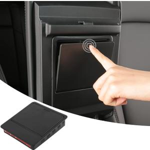 Armrest Hidden Storage Box for Tesla Model Y (2020-2024) & Model 3 (2016-2023), Center Console Armrest Secret Compartment, Not for Model Y Juniper(2025/26) & Model 3 Highland (2024/25/26)