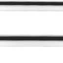 OMAC Roof Rack Cross Bars for Car, SUV, Truck, Fits Flush-Mounted Roof Rails, 47 inches, Aluminium, 165 Lbs, Silver