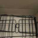 4 Pcs 18" W x 8" H Black Wire Shelf Dividers Chrome Plated Steel Wire Rack Divider for Shelving Closet Shelf Dividers for Wires Shelves Bathroom Kitchen Office Pantry Room